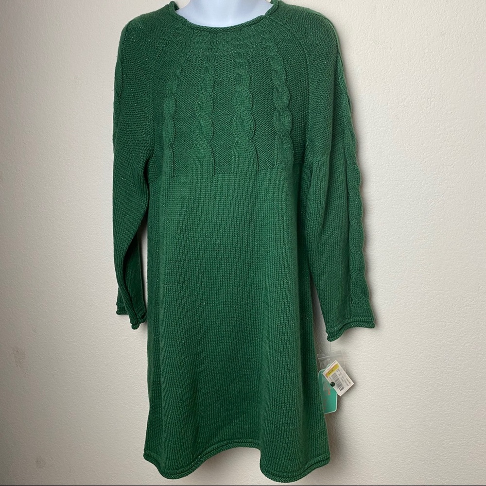 Copper Key Big Girls & Child Green Sweater Dress